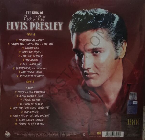 Elvis Presley - The King Of Rock'n Roll LP PLAK