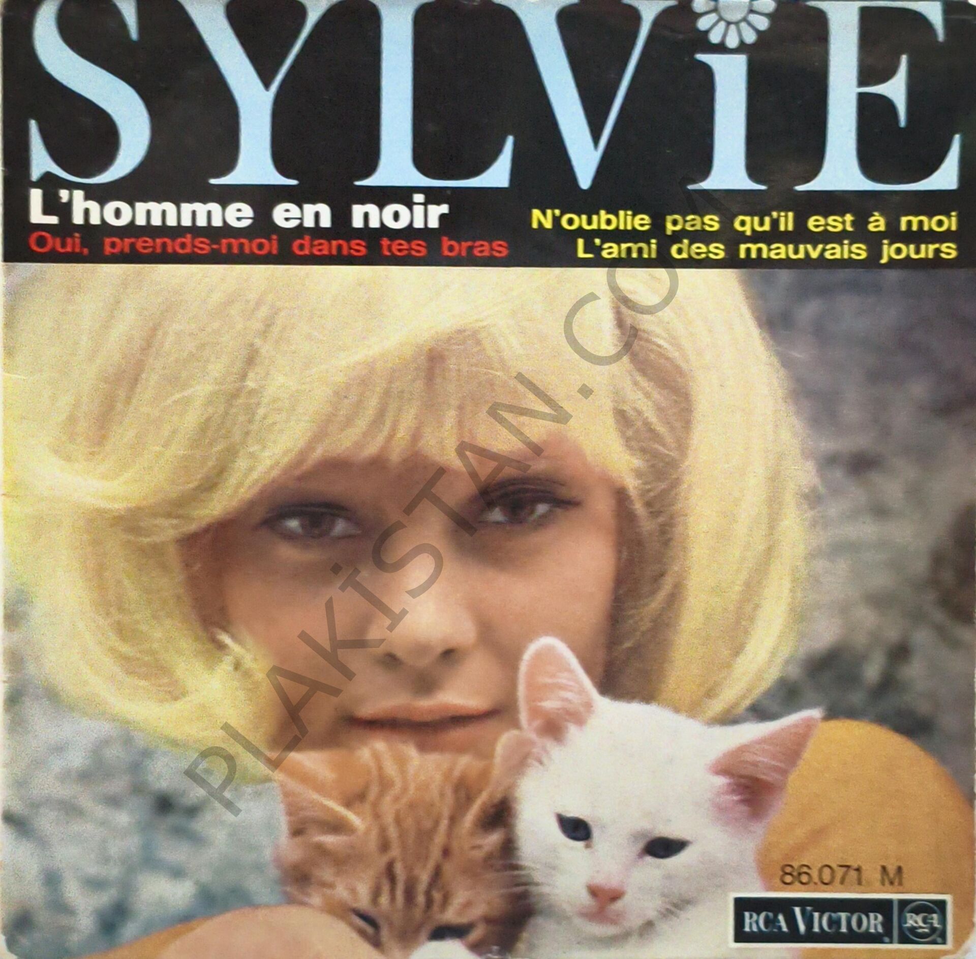 Sylvie* – L'homme En Noir 45 LİK PLAK