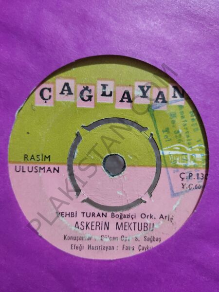 Rasim Ulusman - Askerin mektubu 45lik PLAK