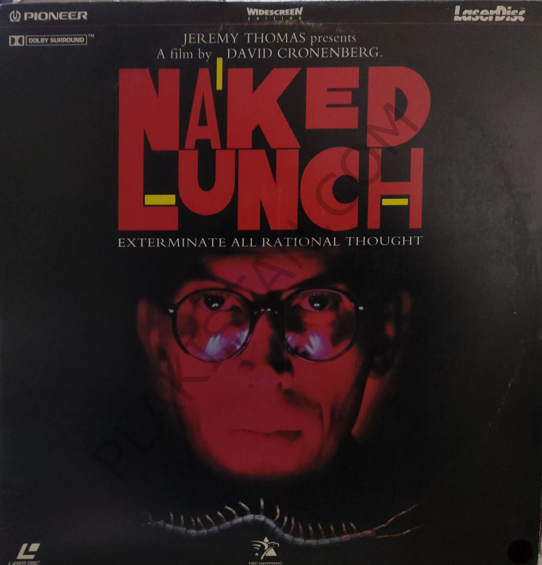 Naked Lunch. Peter Weller. Original Advert 1992 LASERDİSC
