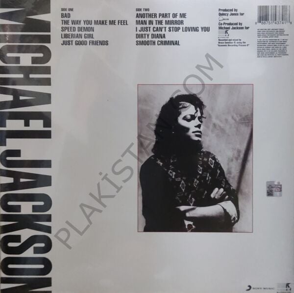 MİCHAEL JACKSON - BAD LP PLAK