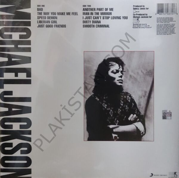 Michael Jackson - Bad LP PLAK