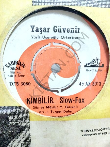 Yaşar Güvenir My Crazy baby 45lik