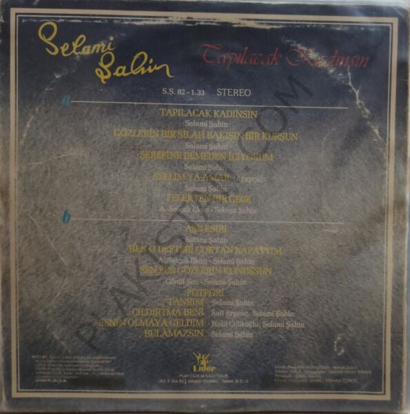 Selami Şahin - LİDER FİRMA -  Tapılacak Kadınsın LP