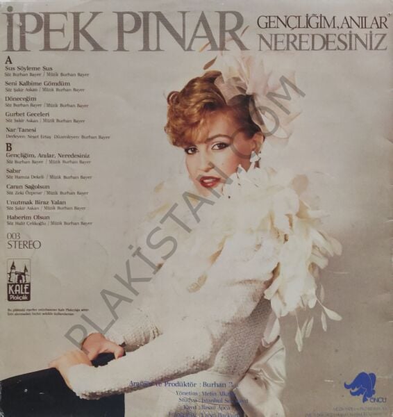İpek Pınar Gençliğim Anılar Neredesiniz LP