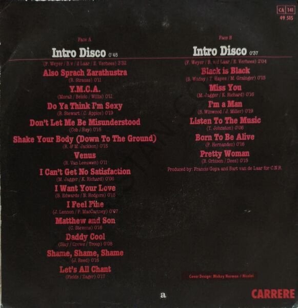 Intro Disco 45 LİK PLAK