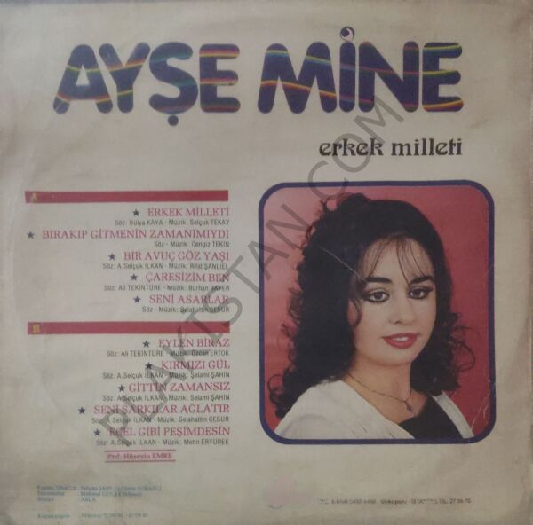 Ayşe Mine - Erkek Milleti LP
