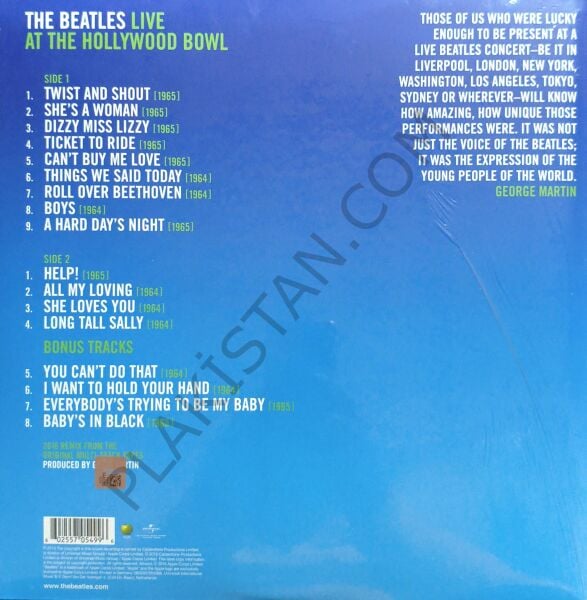 The Beatles &  Live At The Hollywood Bowl LP PLAK