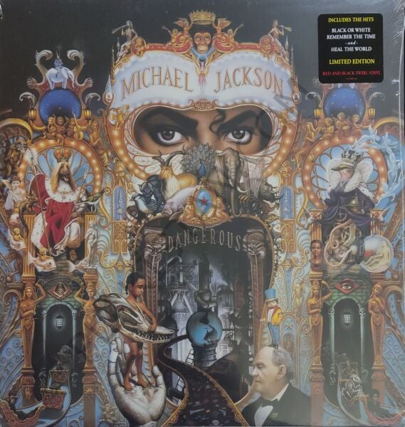Michael Jackson - Dangerous (Limited Edition - Red Blacksmoke Vinyl) 2 LP PLAK