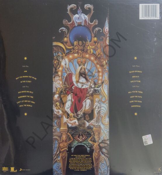 Michael Jackson - Dangerous (Limited Edition - Red Blacksmoke Vinyl) 2 LP PLAK