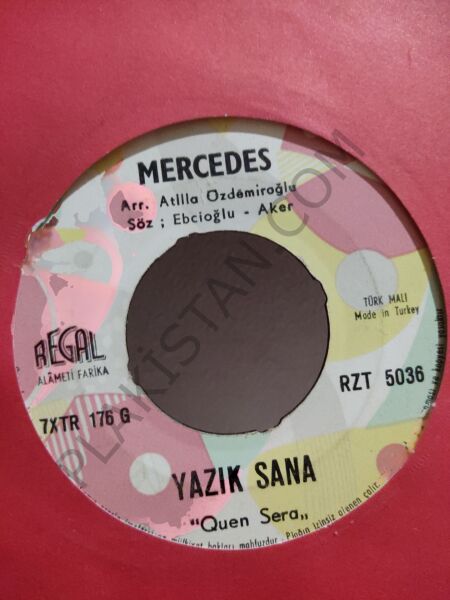 Mercedes Kime Kaldı Bu Dünya 45 lik PLAK
