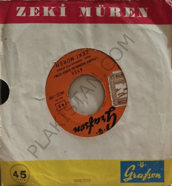Zeki Müren - Yıldızların Altında 45 LİK PLAK