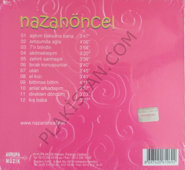 NAZAN ÖNCEL ‎– 7'N BİTİRDİN CD