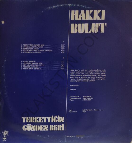 Hakkı Bulut Terkettiğin günden beri LP