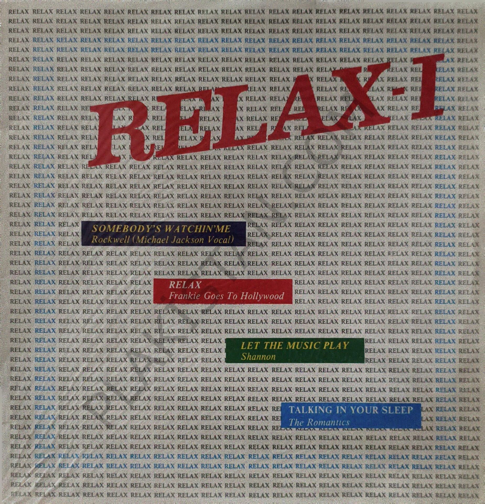RELAX 1 LP PLAK