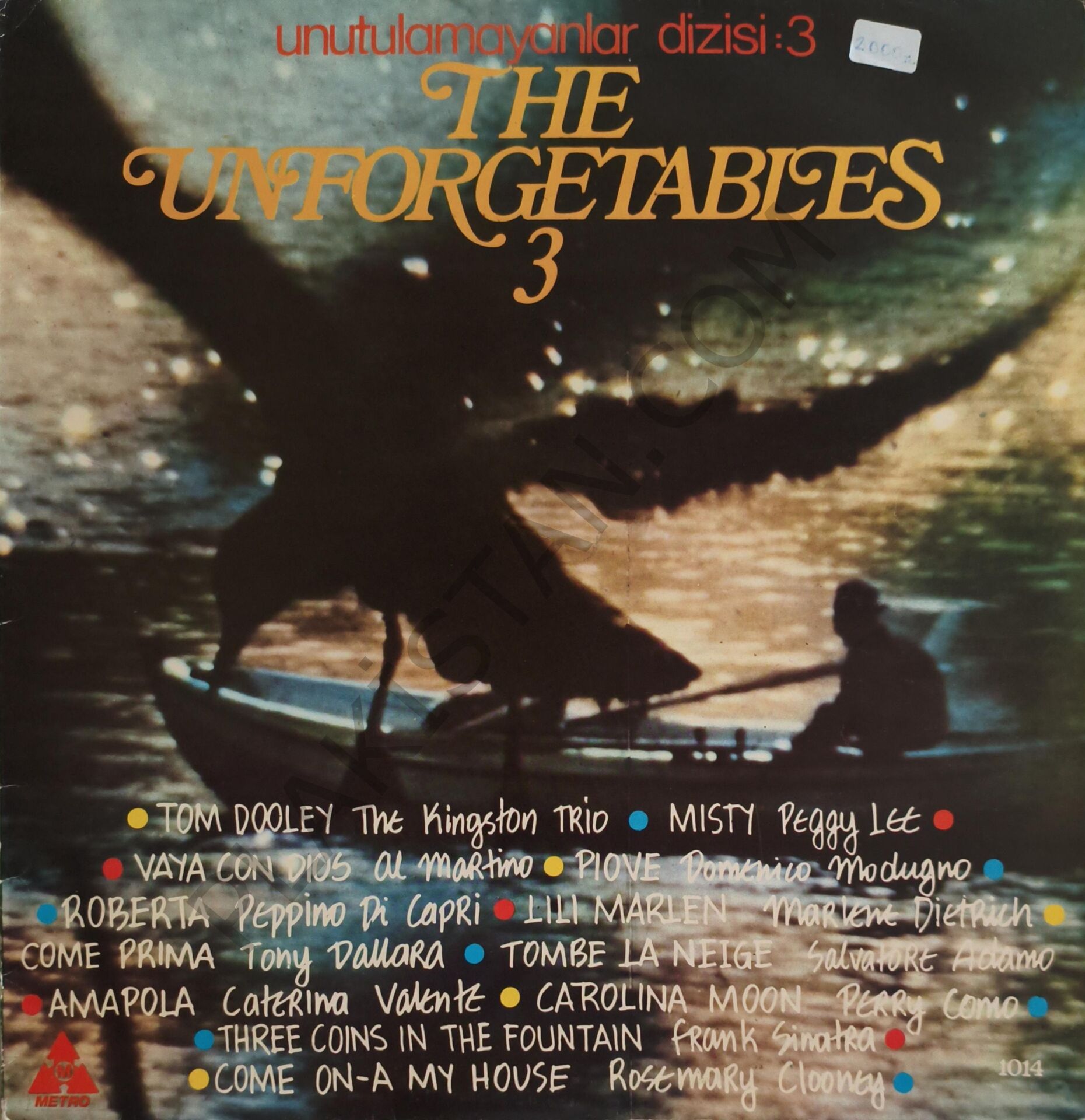 The Unforgetables -  Unutulmayanlar Dizisi: 3 LP PLAK