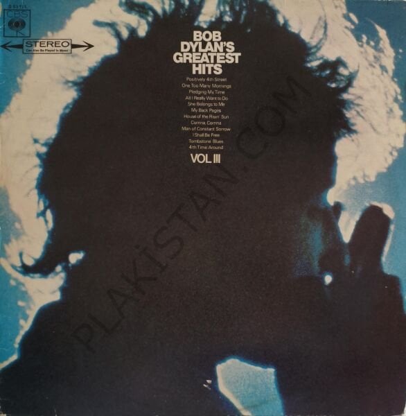 Bob Dylan – Bob Dylan's Greatest Hits Vol.III  LP PLAK