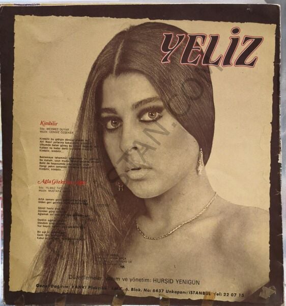 Yeliz & Kimbilir 45 devir LP PLAK