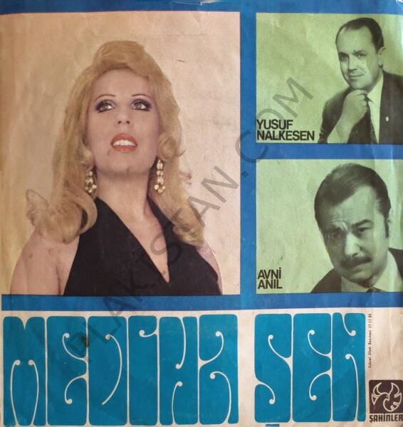 Mediha Şen - Karlı Kış Günü - Şahinler kapak 45 LİK PLAK