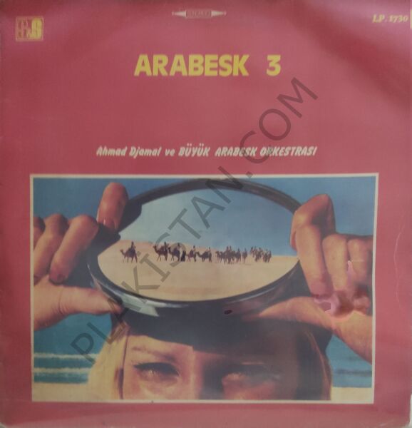 Arabesk 3 - Ahmad Djamal Ve Büyük Arabesk Orkestrası LP