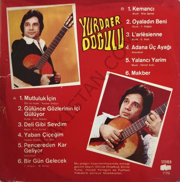 Yurdaer Doğulu & Mutluluk için LP PLAK