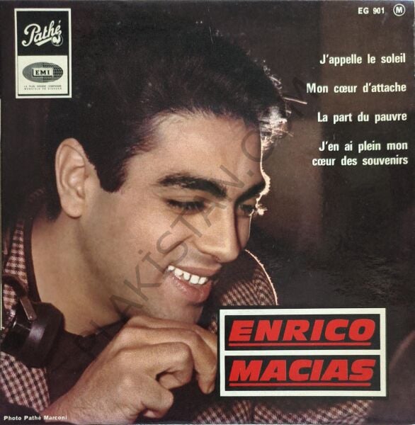 Enrico Macias – J' Appelle Le Soleil 4 ŞARKI EP PLAK