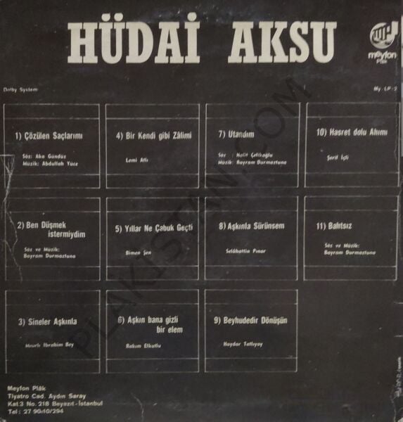 Hüdai Aksu  & LP PLAK