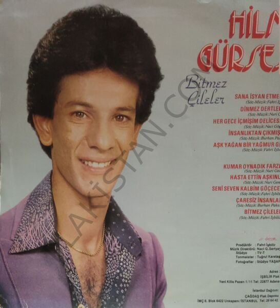 Hilmi Gürses - Bitmez Çileler LP PLAK