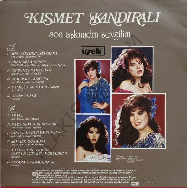 Kısmet Kandıralı & Son aşkımdın sevgilim LP PLAK