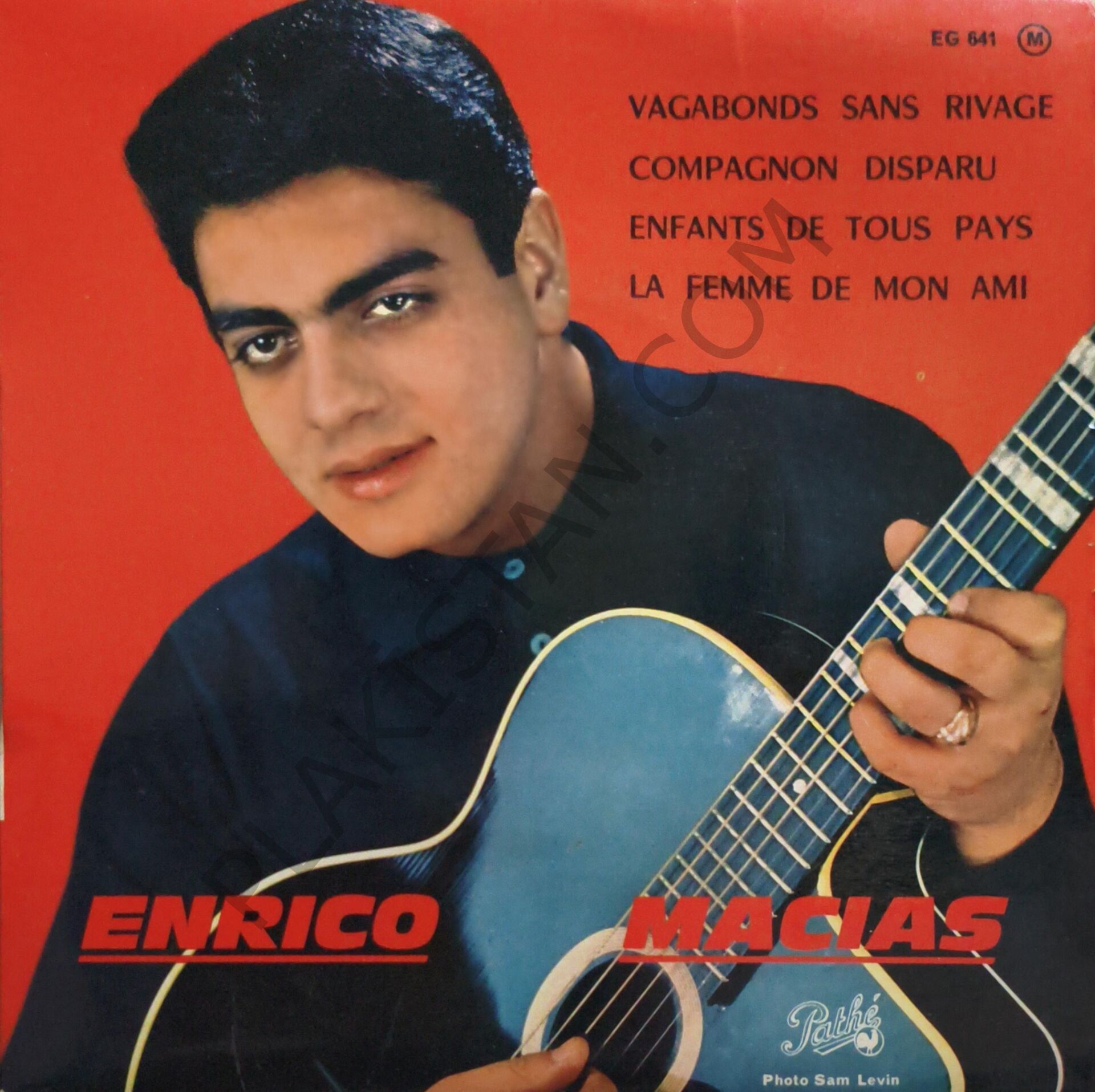 ENRICO MACIAS - LA FEMME MON AMI ( ARKADAŞIMIN AŞKISIN )  1963 FRANSA BASIM 4 ŞARKI EP PLAK