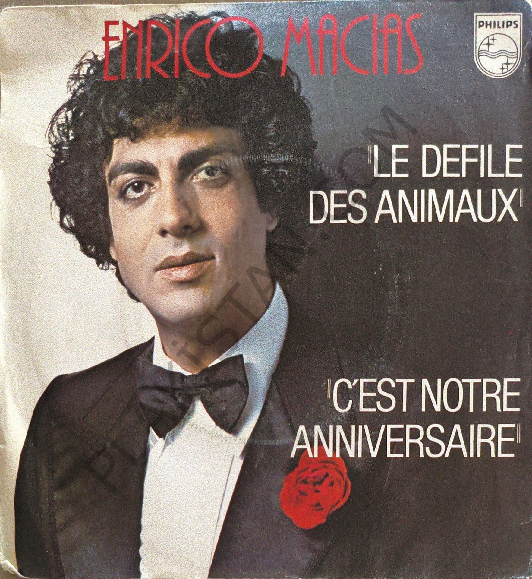 Enrico Macias – Le Dedıle Des Anımaux 45 LİK PLAK