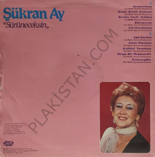 Şükran Ay Sürüneceksin LP
