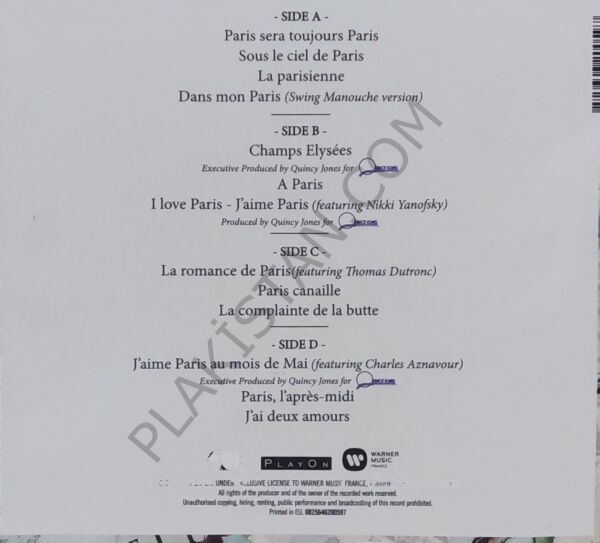 Zaz Paris 2 LP PLAK