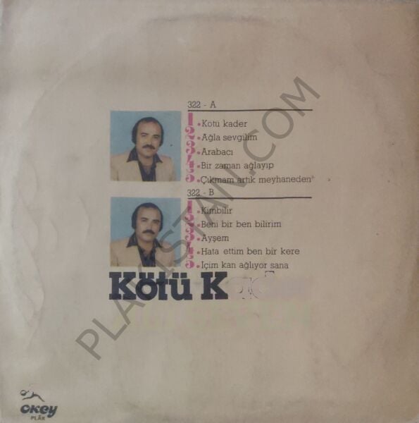 Ali seven -Kötü Kader LP PLAK