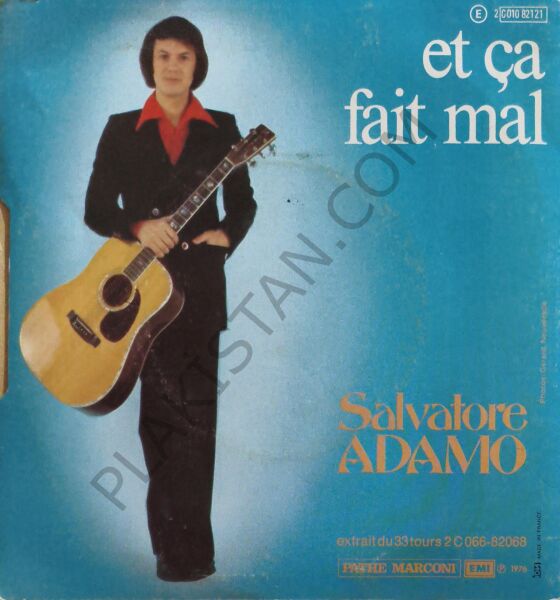 Salvatore Adamo* – Prète-Moi Une Chanson / Ne Grandis Pas Mon Fils 45 LİK PLAK