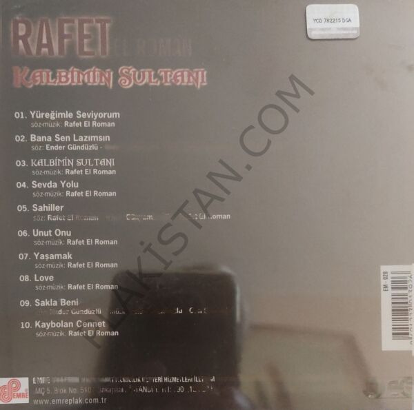Rafet El Roman – Kalbimin Sultanı CD