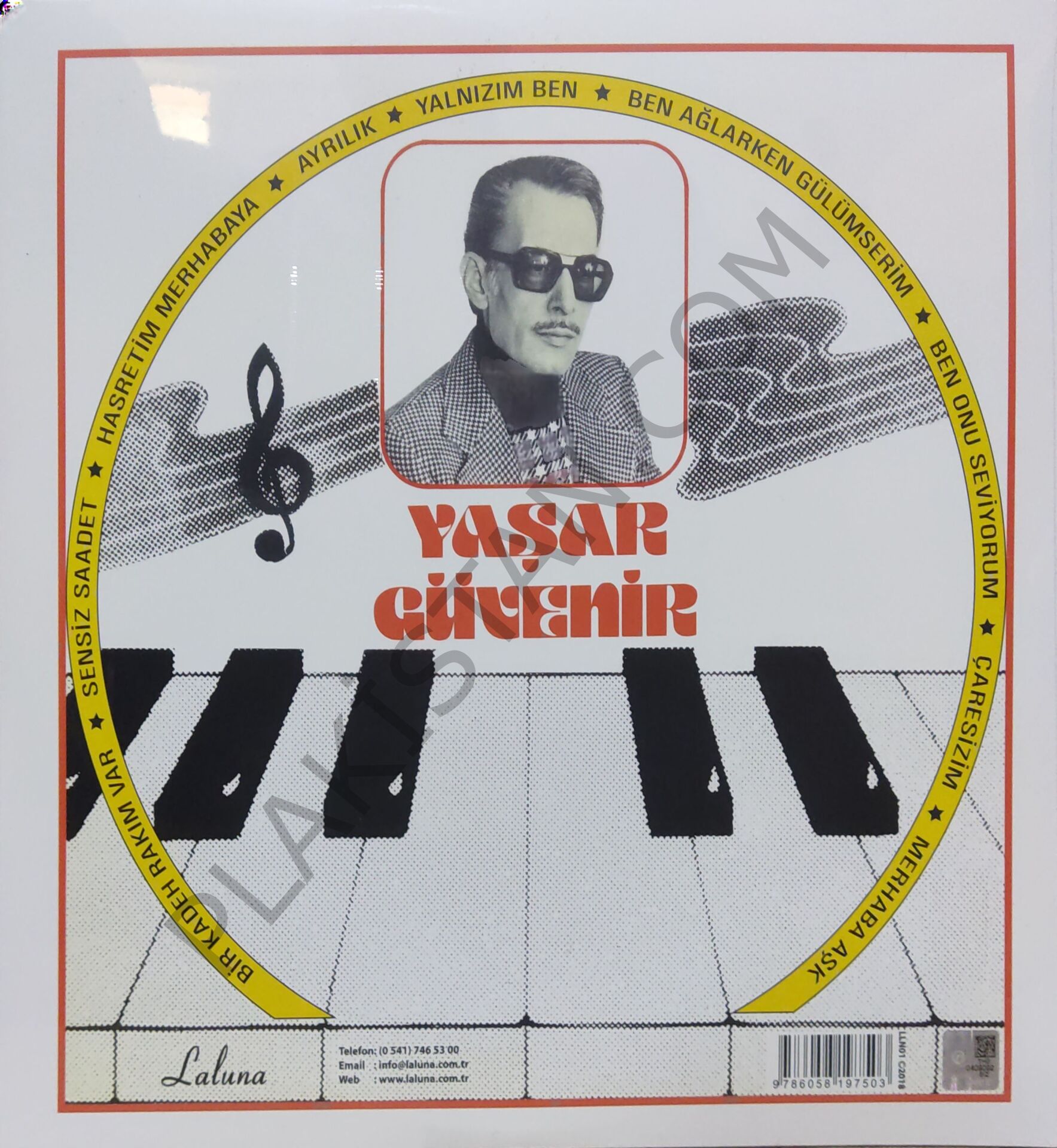 Yaşar Güvenir: Sensiz Saadet / Special Edition Num aralı 1.Baskı LP PLAK