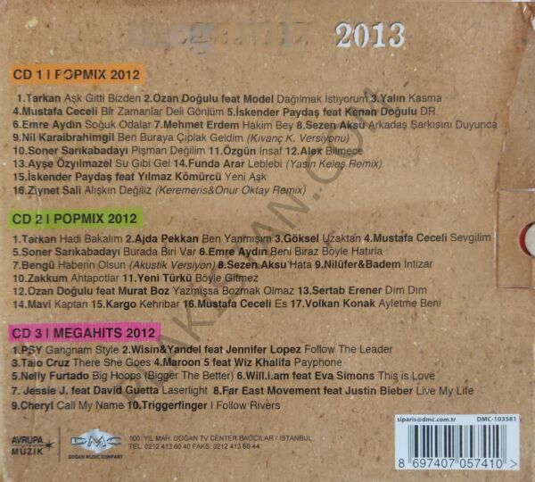 Megamix 2013-CD