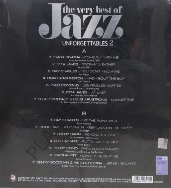 Unforgettable Very Best Of Jazz 2 - Çeşitli Sanatçılar LP PLAK