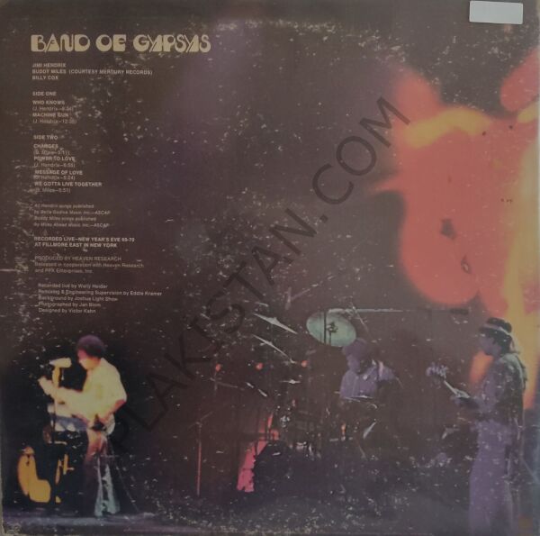 Jimi Hendrix - Band Of Gypsys LP PLAK