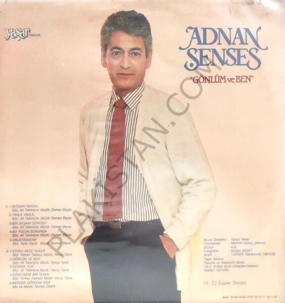Adnan Şenses Gönlüm ve Ben LP