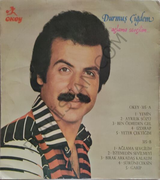 Durmuş Çiğdem Ağlama Sevgilim LP