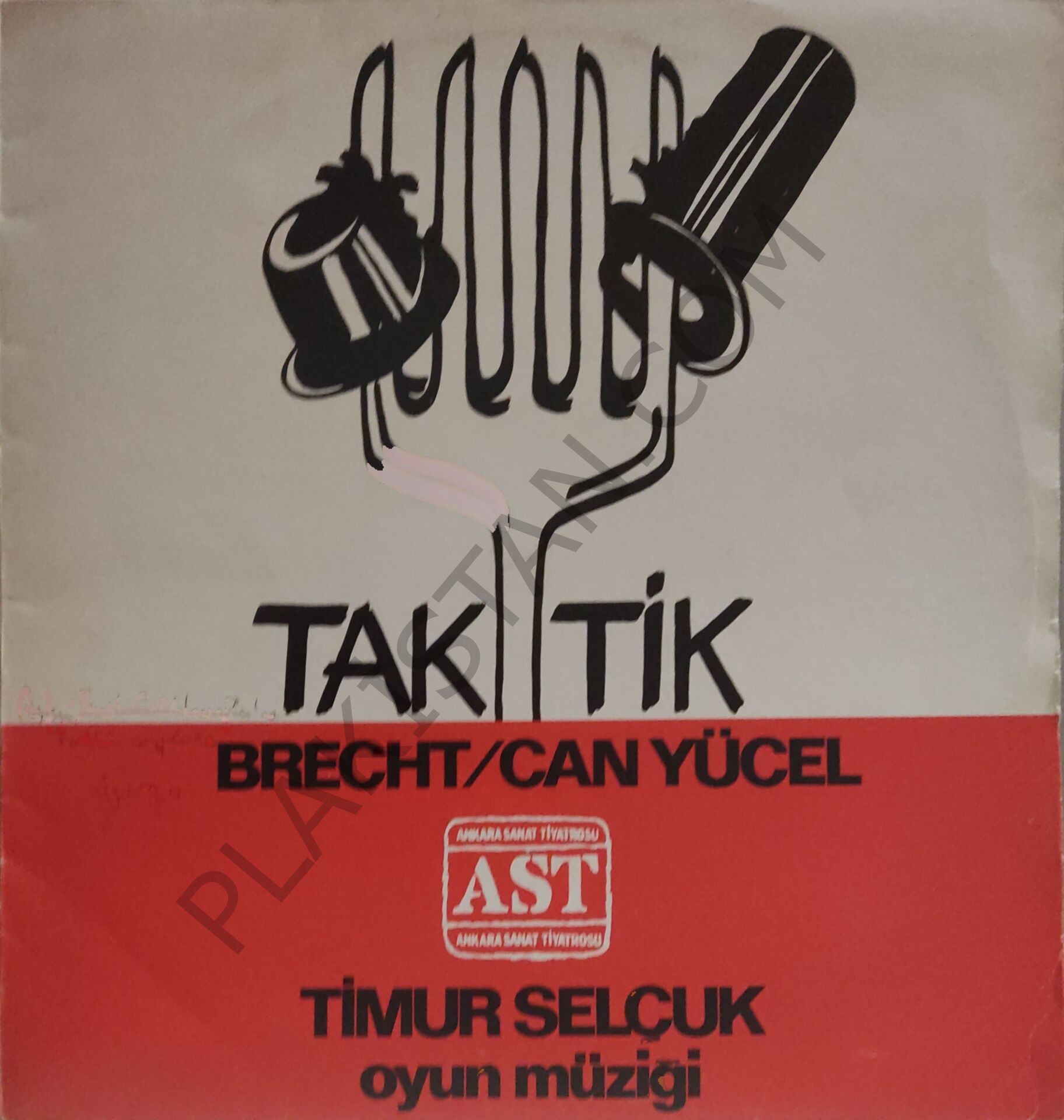 Tak Tik Oyun Brecht / Can Yücel - Timur Selçuk Oyun Müziği LP