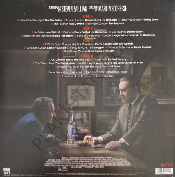 The Irishman (Original Motion Picture Soundtrack)  2 LP PLAK