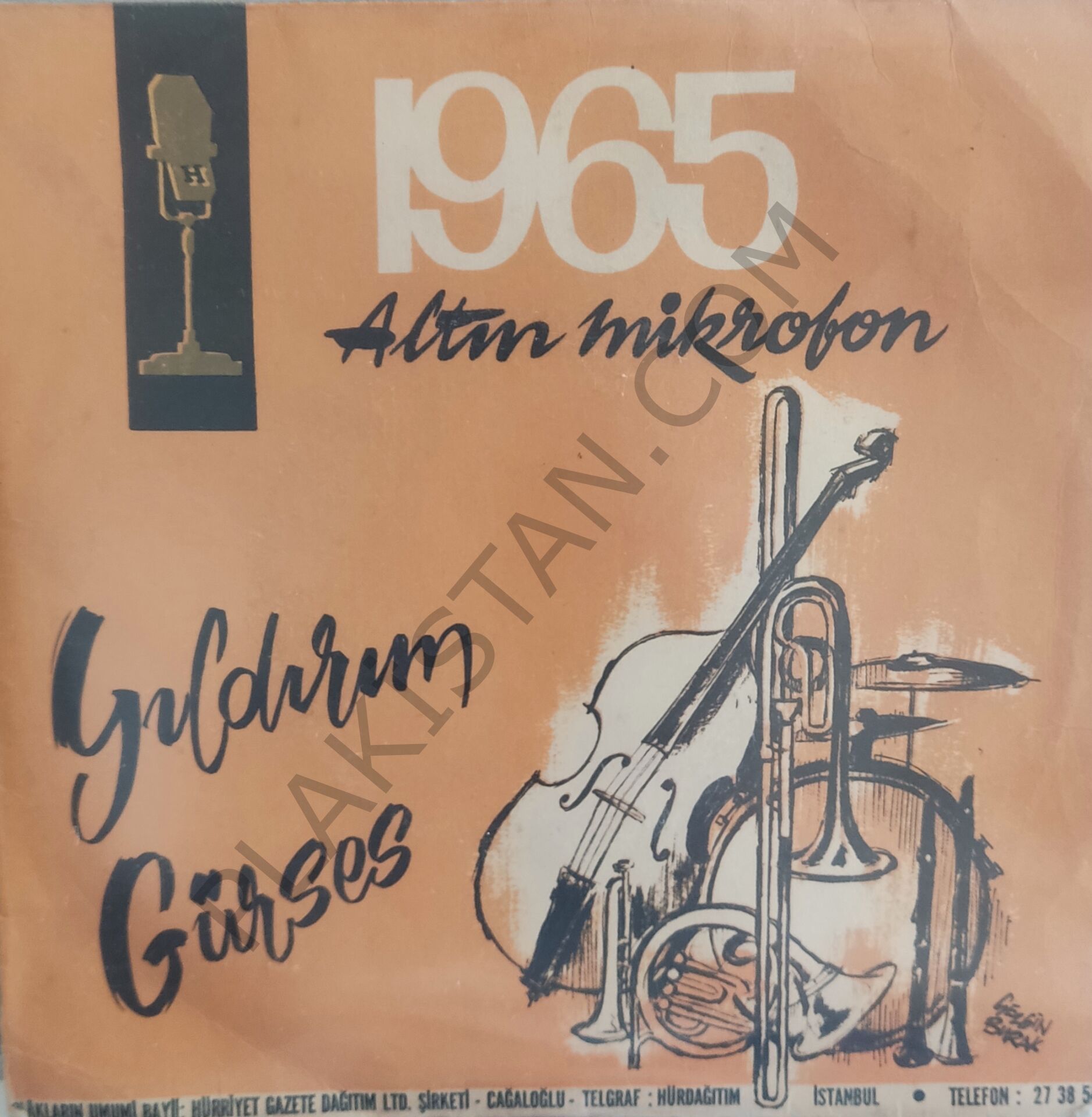 Yıldırım Gürses - Aziz İstanbul 45 lik PLAK
