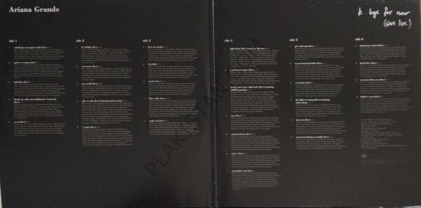 Ariana Grande & K Bye For Now (Swt Live) 3  LP PLAK