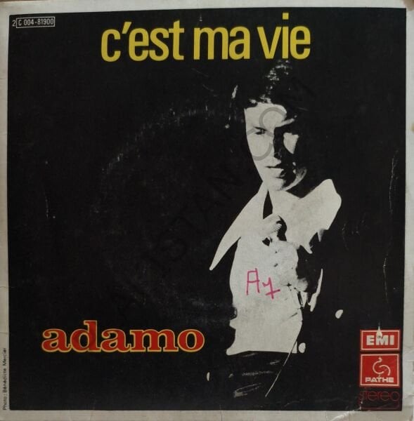 Adamo – C'est Ma Vie 45 LİK PLAK