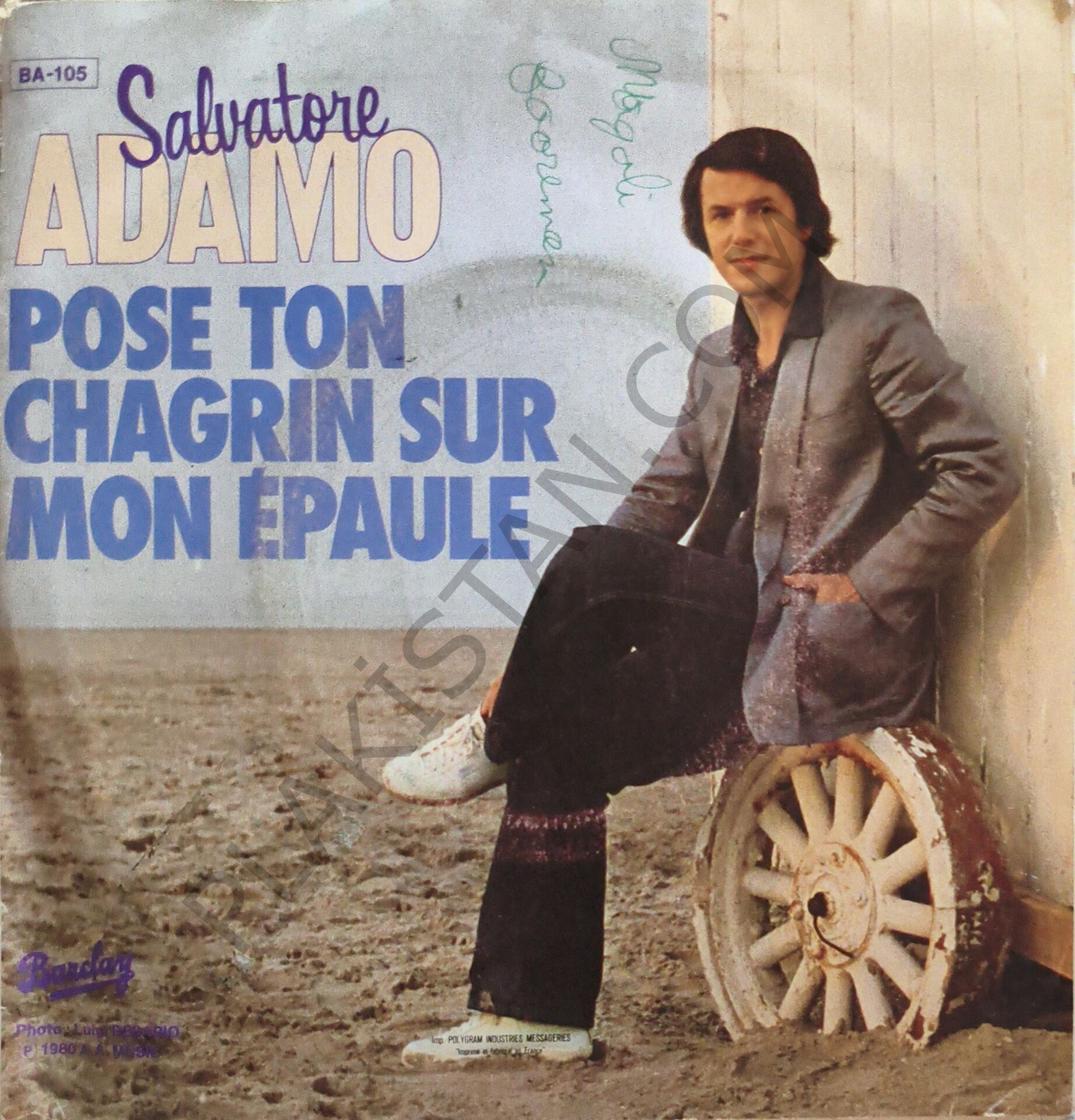 Salvatore Adamo* – La Chance De T'Aimer 45 LİK PLAK