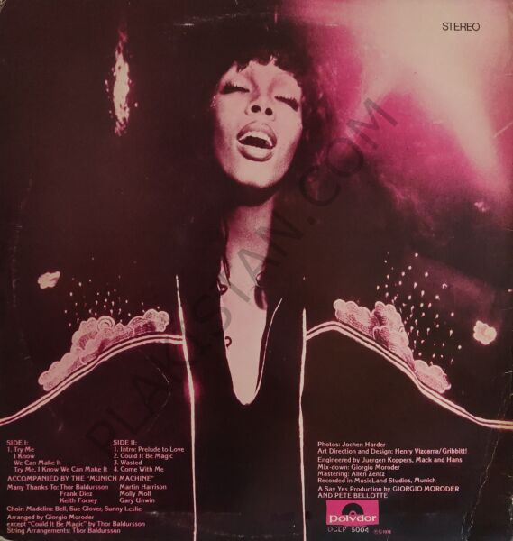 Donna Summer – A Love Trilogy LP PLAK