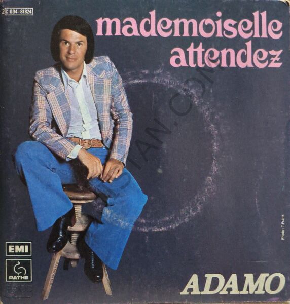 Adamo - Mademoiselle Attendez -  Partir  - 45 LİK PLAK